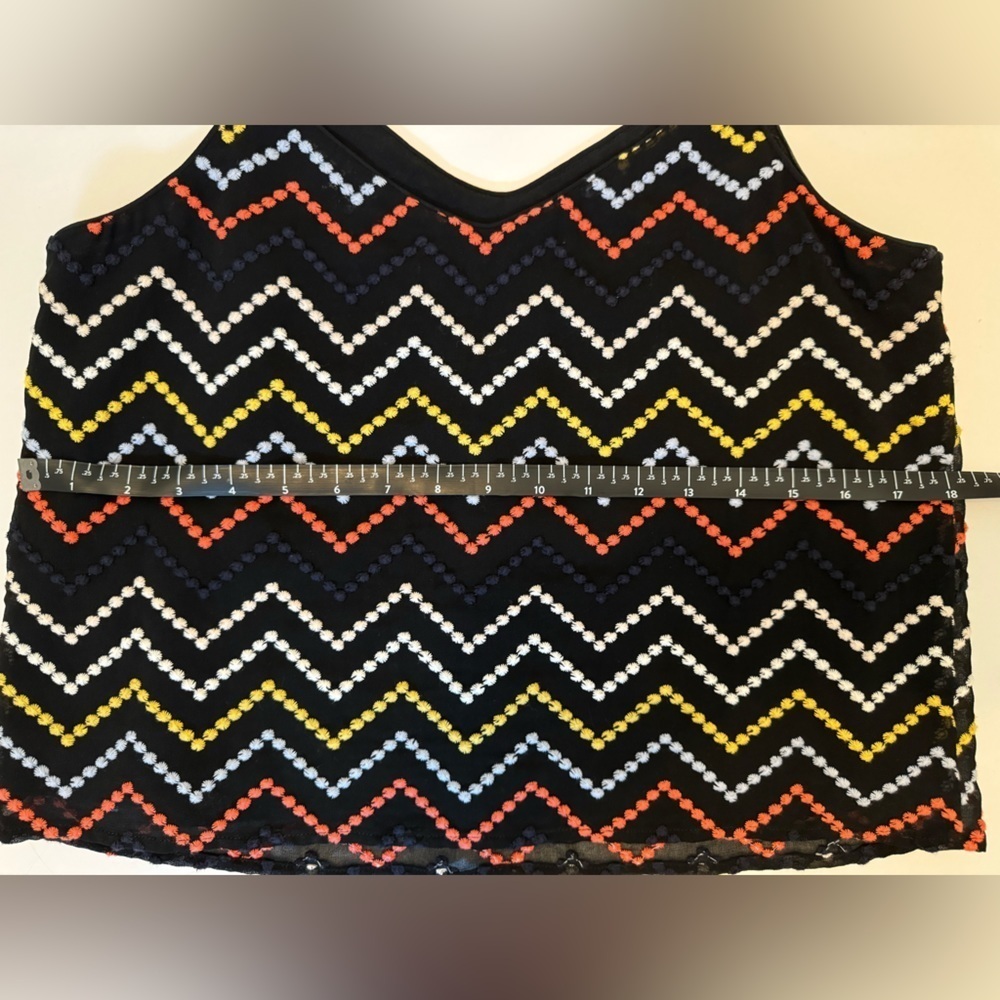 Y2K Zig Zag Cami Top Missoni Inspired Euro Summer - Picture 8 of 8